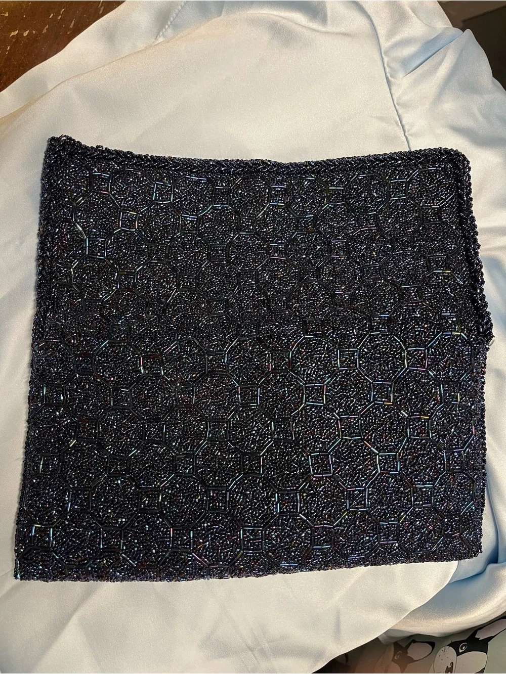 Vintage hand beaded evening bag
